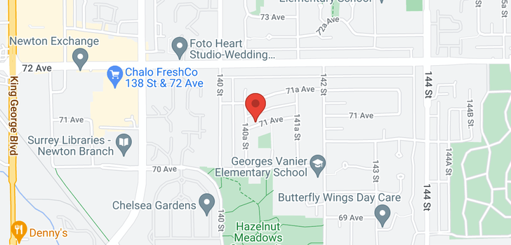 map of 14069 71 AVENUE